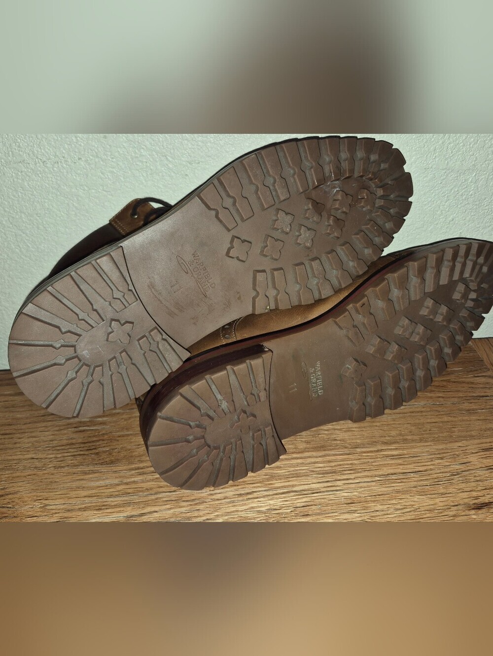 Warfield & Grand Porter Men’s Cap Toe Shoe Boot Chestnut Size 11 - Picture 2 of 7